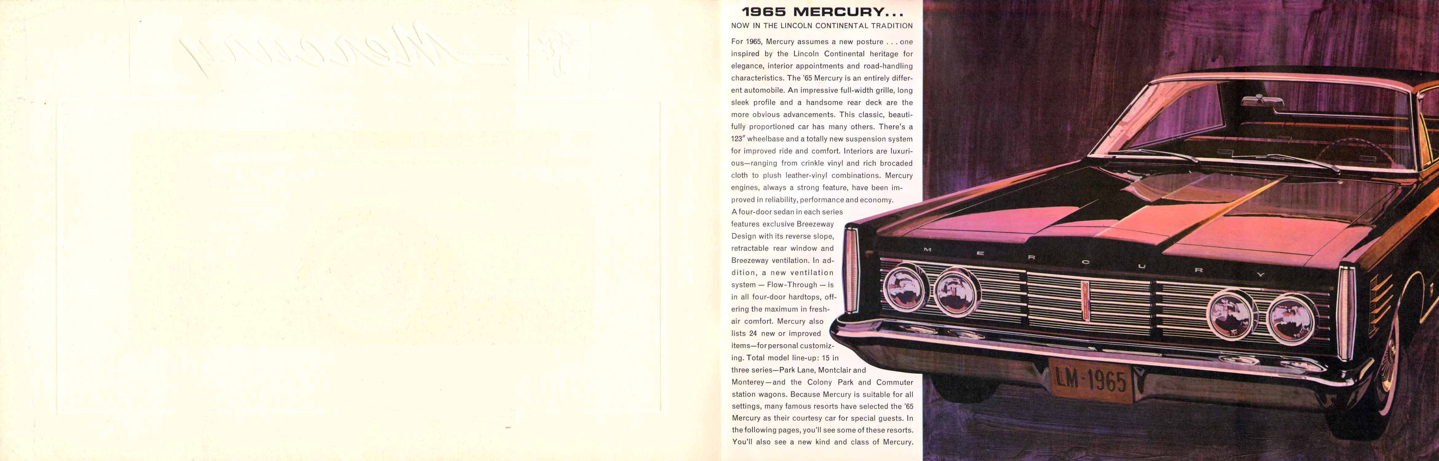 1965 Mercury Full-Size Brochure Page 3